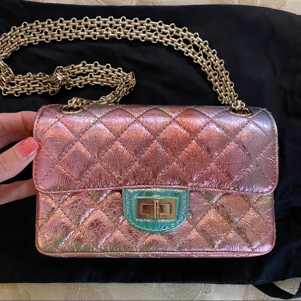 NWT Chanel rainbow flap bag